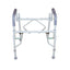 Drive Medical Steel Drop Arm Bedside Commode with Padded Seat & Arms