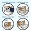 The Dynarex DB300 Bariatric HD Long-Term Care Bed offers four (4) optional rails and assist bars pairings—Metal Swing Rail; Composite Swing Assist Rail; Rotating Assist Bar; and Pivot Assist Bar.