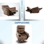 Capriccio Fabric, Color Cappuccino as shown in the image
