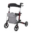 Compact Foldable Lightweight Rollator - User Height 5'2" to 6'1" (Red)