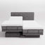 Dawn House Adjustable Smart Bed & Mattress - Height Adjustable Split King (shown in Slate).