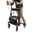 The Vive Upright Walker is a revolutionary solution for today's mobile seniors—Promoting safe, stable, comfortable mobility, and improved posture. Shown in Red.