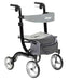 The Drive Medical Nitro Rollator 10266 offers a sporty and stylish look in a lightweight package. (shown in Black RTL10266BK)