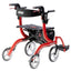 Drive Nitro Duet Rollator & Transport Chair - Users Height 5'2" to 6'0" (RTL10266DT)