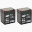 Battery Replacement (pair) for Lumex LF1050, LF1090, LF2020 & LF2090 Lift Models