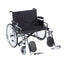 Sentra EC Heavy Duty Extra Wide Wheelchair shown with optional Elevating Leg Rests
