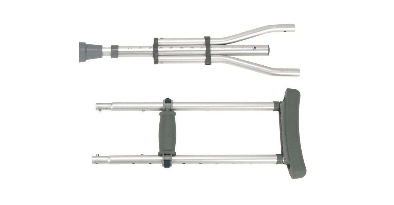 Universal Aluminum Crutches - Users 4' 6