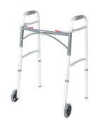 Deluxe Two-Button Folding Walker with 5