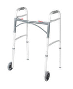 Deluxe Two-Button Folding Walker with 5