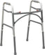 The wider and deeper frame design offers a spacious 20.5" width inside the hand grips and 23" width inside the back legs, from NewLeaf Home Medical.