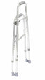 Drive Side Style Hemi Walker 10240 is lighter than a standard walker, more stale than a cane, and easily folds for transport or storage.
