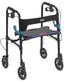 Drive Clever-Lite Walker Rollator with Seat & Loop Locks - User Height 5'3" to 6'2"
