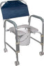 Drive Aluminum Shower Chair and Commode 11114KD-1 with Casters