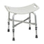 Deluxe Bariatric Shower Chair shown Without Seat Back, item# 12022KD-1.