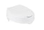 Raised Standard Toilet Seat with Lock & Lid - 4" Height, 400 lbs Capacity