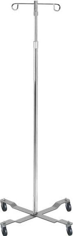 Economy IV Pole with Removable Top - 2 Hook & 4 Hook