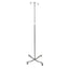 Drive Economy IV Pole with Removable Top, 2 Hooks (shown in Silver Vein finish). Item 13033SV.