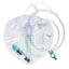 Bard Drainage Bag with Anti-Reflux, Single Hook Hanger - 2000 mL