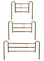 Home Bed Style Adjustable Length Bed Rails (Pair)