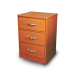 Dynarex Three Drawer Nightstand - Set of 2