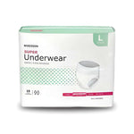 Absorbent Underwear McKesson Pull On with Tear Away Seams Adult Unisex Disposable Moderate Absorbency