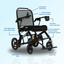 The Jazzy Ultra Light and its parts and names.
