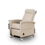 An upscale, stylish recliner, featuring swing-away arms for patient transport and extra padding for increased comfort