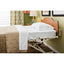 Unique bracket design on bed assist includes slotted hole pattern that accommodates some of the most common Long Term Care beds