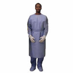 Cardinal Health Converters Procedure Gown - Tri-layer, Blue, Non-sterile