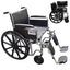 Alco 500 Heavy Duty Wheelchair, 20", 22" or 24" Width, Weight Capacity 500 lbs