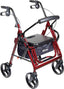 The Drive Duet positioned for use as a Rollator.