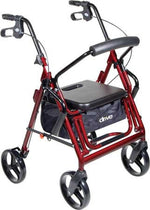 Drive Duet Rollator Transport Chair Combo - Users Height 5'2