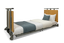 Descend Ultra-Low Floor Hospital Bed - 36"W