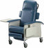 The Invacare Clinical 4-Postion Recliner IH6077A is an incredibly comfortable and versatile for use as a Dialysis Chair, Infusion Chair, or in Patient Room, Same-day Surgery, Long-Term Care and Oncology environments. Shown in Blueridge.