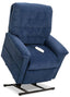 The LC-358S 3-Position Chaise Lounger is available in four standard Cloud 9 fabric options (Black Cherry, Pacific, Stone, and Walnut), plus Crypton Aria, Lexis Sta-Kleen and Ultraleather upholstery upgrade options. Shown in Crypton Aria Lazuli upholstery.