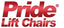 NewLeaf Home Medical proudly carries original manufactured Pride Mobility Lift Chairs, Parts and Accessories.