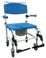 Drive Medical Bariatric Aluminum Rehab Shower Commode Chair