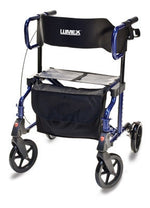 Lumex HybridLX Rollator Transport Chair - User Height 5'0