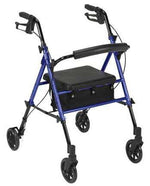 Drive Adjustable Seat Height Rollator - User Height 5'0