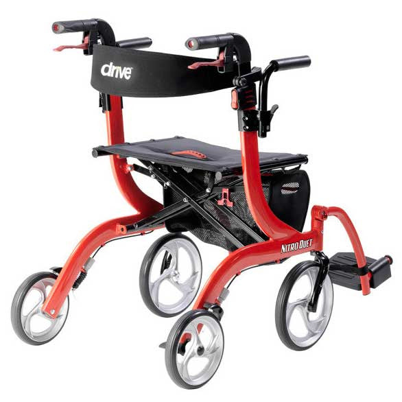 Drive Nitro Duet Rollator & Transport Chair – NewLeaf Home Medical