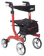 Drive Medical Nitro Rollator Tall - Made for Users 6' 0" and Taller - Red