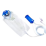 Kangaroo OMNI Enteral Feeding Pump Spike Set with Flush Bag, 1000 ml