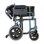 Nova Lightweight Aluminum Transport Chair - Folded