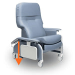 Lumex Deluxe Clinical Recliner with Drop Arms
