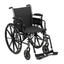Cruiser III Light Weight Adjustable Height Wheelchair - 16", 18" & 20" Seat (shown with Swing-Away Elevating Leg Rests)