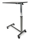 Lumex Overbed Table - Non-Tilt, shown in Silver Vein base finish (GF8902S)