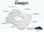Contour Kabooti Wide Orthopedic 3"H Seat Cushion - 21"W x 13.5"D