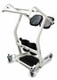 Lumex LF1600 Stand Assist Lift & Patient Transport shown from the caregiver's perspective.