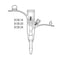 MIC Universal Feeding Adapter, for use with 14Fr, 20Fr and 24Fr MIC PEG.