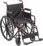 Drive Rebel Lightweight Wheelchair with Folding Back - 18" x 16" Seat